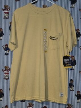 Eddie Bauer Workwear Men’s Pocket T‑Shirt Golden Leaf Heather